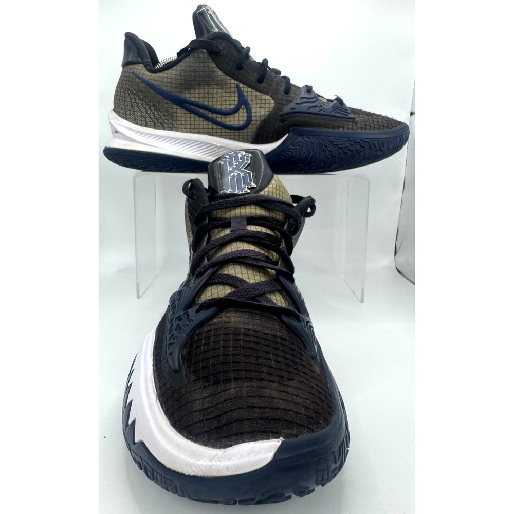Nike Kyrie Low 4 TB Basketball Shoes Olive Navy Men Size 10.5 DA7803-004‎